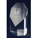 CORPORATE BUSINESS AWARD TROPHY 50mm THICK CRYSTAL BLOCK LASER ENGRAVING 